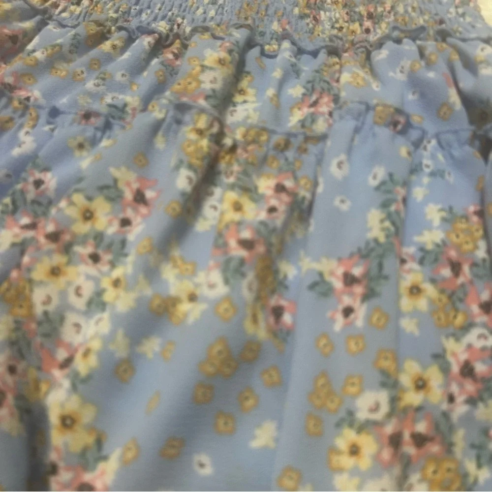 Size 10/12 GIRLS Floral Skort E2